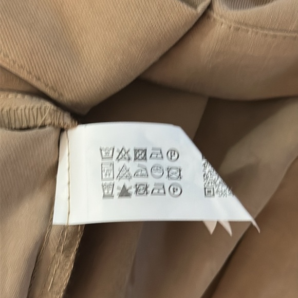 🎤🎉 Zara Beige Button Down Shirt Dress with Belt Sz XL - Picture 9 of 16